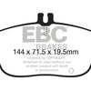 EBC 13+ Mercedes-Benz CLA250 2.0 Turbo Redstuff Front Brake Pads