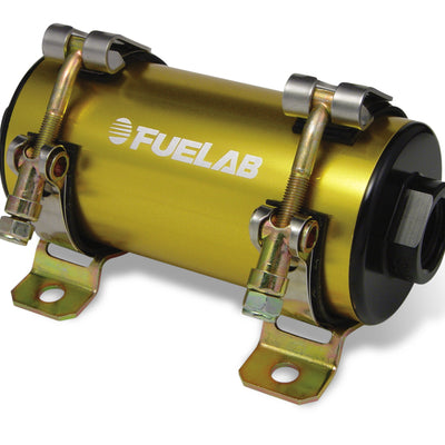 Fuelab Prodigy High Flow Carb In-Line Fuel Pump - 1800 HP - Gold