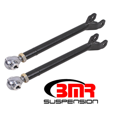 BMR 08-17 Challenger Lower Trailing Arms w/ Single Adj. Rod Ends - Black Hammertone