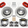 Wilwood Forged Dynalite P/S Park Brake Kit Red 55-57 Chevy 2.34in Offset