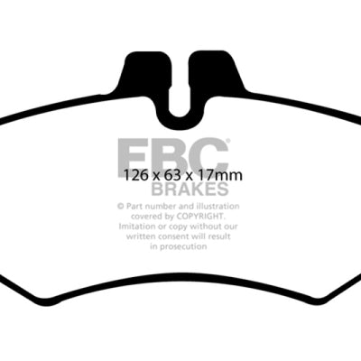 EBC 03-05 Dodge Sprinter 2500 Bosch Rear Ultimax2 Rear Brake Pads
