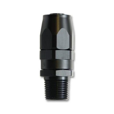 Vibrant -6AN Male NPT Straight Hose End Fitting - 3/8 NPT