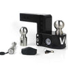 Weigh Safe 4in Drop Hitch w/Built-in Scale & 2in Shank (8K/12.5K GTWR) w/WS05 - Black Cerakote