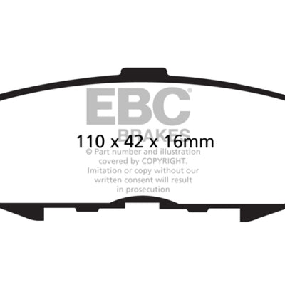EBC 04-06 Mazda MPV 3.0 Ultimax2 Rear Brake Pads