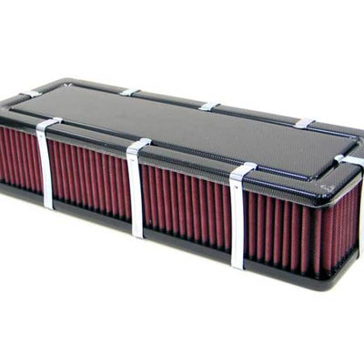 K&N Custom Racing Assembly - Airbox - Universal Blank - Black - 100mm