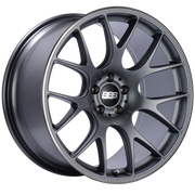 BBS CH-R 20x10.5 5x112 ET25 Satin Titanium Polished Rim Protector Wheel -82mm PFS/Clip Required