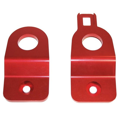 Torque Solution Red Radiator Stay Bracket: 02-07 Subaru Impreza (Inc WRX / STI)