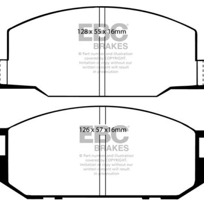 EBC 82-85 Toyota Celica 2.0L Ultimax Front Brake Pads