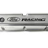 Ford Racing Logo Die-Cast Black Valve Covers Polished