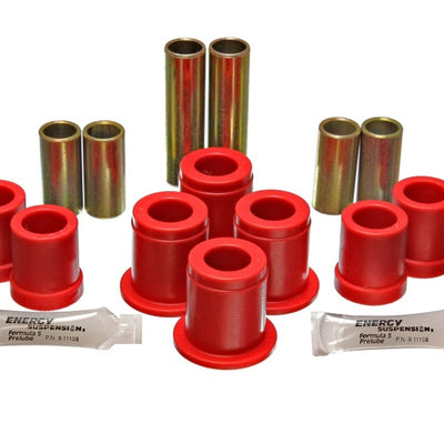 Energy Suspension 1980-86 Nissan 720 Truck 2WD/4WD Red Front Control Arm Bushing Set