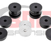 BMR 15-17 S550 Mustang Rear Cradle Bushing Kit (Delrin) - Black