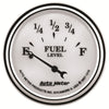 AutoMeter Gauge Fuel Level 2-1/16in. 240 Ohm(e) to 33 Ohm(f) Elec Old Tyme White II