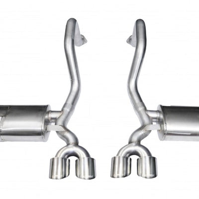 Corsa 1997-2004 Chevrolet Corvette C5 Z06 5.7L V8 Polished Xtreme Axle-Back Exhaust