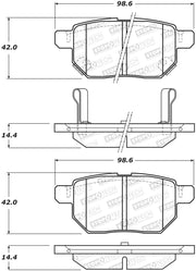 StopTech Street Brake Pads - Rear