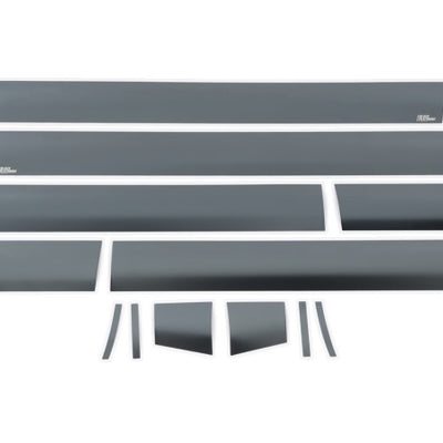 Putco 14-14 GMC Sierra HD - Crew Cab 6.5 Short Box 6in Wide - 12pcs Black Platinum Rocker Panels