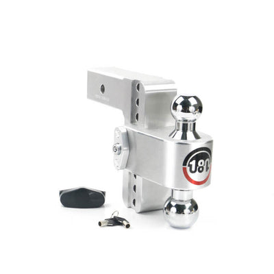 Weigh Safe 180 Hitch 6in Drop Hitch & 2.5in Shank (10K/18.5K GTWR) - Aluminum