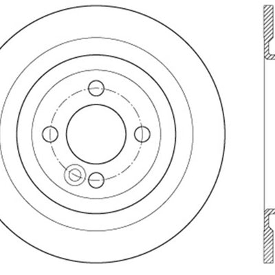 StopTech Drilled Sport Brake Rotor
