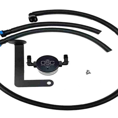 J&L 10-15 Chevrolet Camaro LS3 6.2L Passenger Side Oil Separator 3.0 - Black Anodized