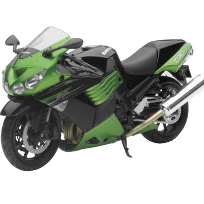 New Ray Toys Kawasaki ZX-14 Street Bike (Green) Scale/ - 1:12