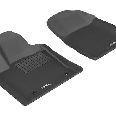 3D MAXpider 2011-2012 Dodge/Jeep Durango/Grand Cherokee Kagu 1st Row Floormat - Black
