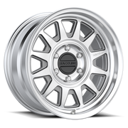 Raceline 952MC Aero 17x9in / 5x127 BP / -12mm Offset / 78.1mm Bore - Machined Wheel