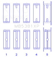 King Engine Bearings Holden 253/308CI 5.0L/5.7L (Size .010) Main Bearing Set