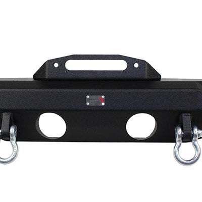 Fishbone Offroad 07-18 Jeep Wrangler JK Rubicon Unlimited Steel Front Bumper - Blk Txtrd Powdercoat