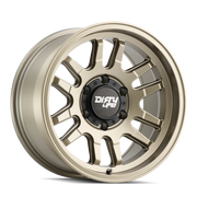 Dirty Life 9310 Canyon 17x9 / 5x127 BP / -12mm Offset / 71.5mm Hub Satin Gold Wheel