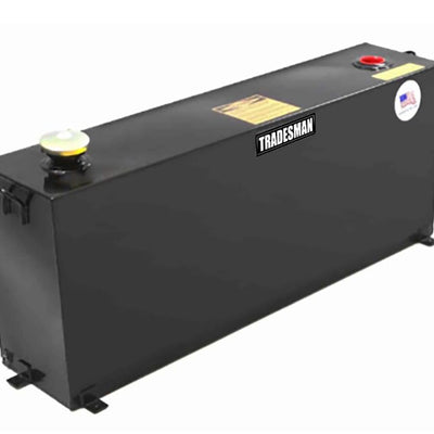 Tradesman Steel Full-Mid Size Vertical Liquid Storage Tank - Black