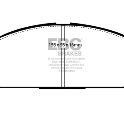 EBC 03-06 Acura MDX 3.5 Greenstuff Front Brake Pads
