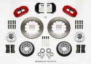 Wilwood Narrow Superlite 6R Front Hub Kit 14.00in Red Magnum Force Drop Spindle