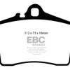 EBC 98-05 Porsche 911 (996) (Cast Iron Rotor only) 3.4 Carrera 2 Redstuff Rear Brake Pads