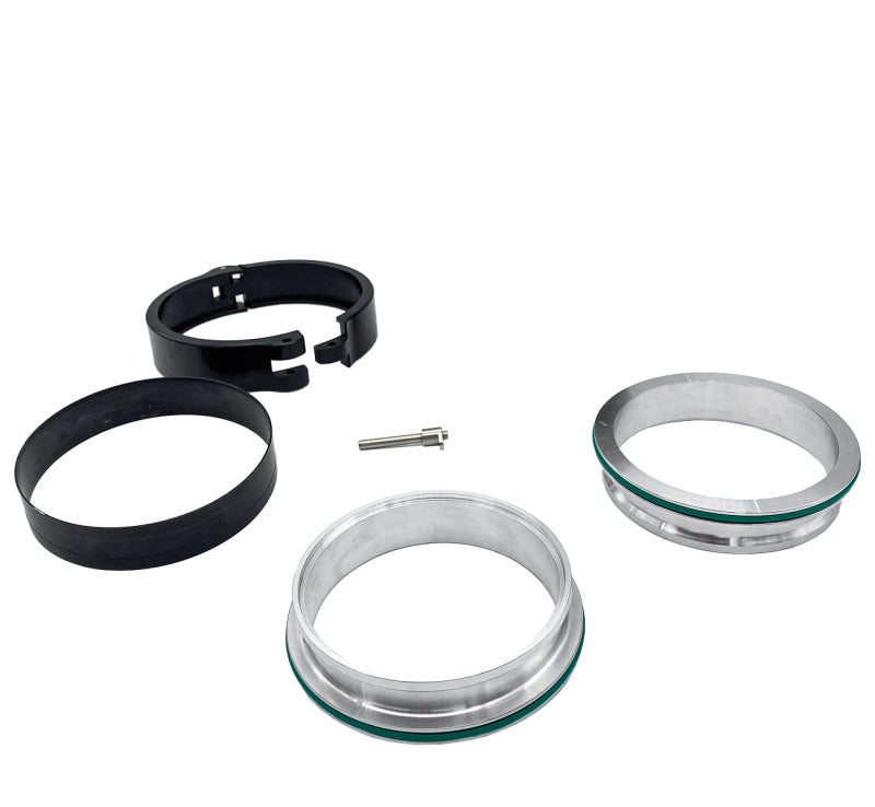 Granatelli 4.0in Dual Seal Double O-Ring Clamp Assembly