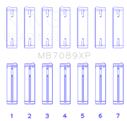 King Engine Bearings Volkswagen VR6 2.8L Performance Main Bearing Set - Size STD