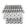 BLOX Racing SUS303 Stainless Steel Intake Manifold Stud Kit M8 x 1.25mm 55mm in Length - 9-piece