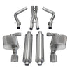 Corsa 2012-2013 Dodge Charger SRT-8 6.4L V8 Polished Sport Cat-Back Exhaust