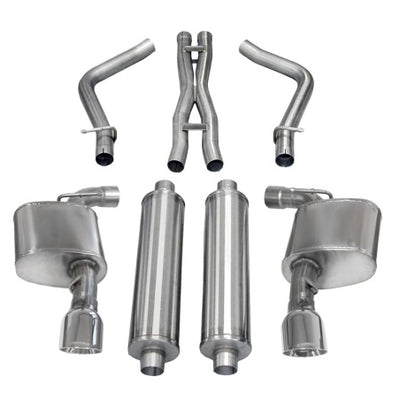 Corsa 2012-2013 Dodge Charger SRT-8 6.4L V8 Polished Sport Cat-Back Exhaust
