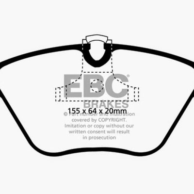 EBC 04-06 BMW X3 2.5 (E83) Yellowstuff Front Brake Pads