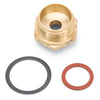Edelbrock Fuel Bowl Inverted Flare Fitting Straight Male 7/8In-20 w/ Inverted 5/8In-18 Female Flare