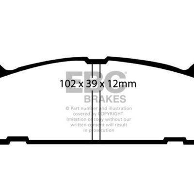 EBC 91-96 Ford Escort 1.8 Ultimax2 Rear Brake Pads