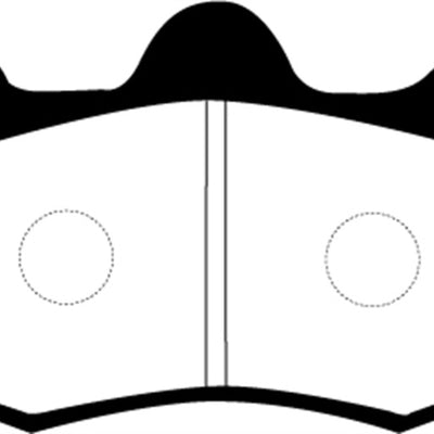 EBC 10+ Lotus Evora 3.5 Redstuff Front Brake Pads