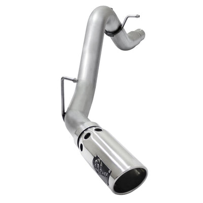 aFe LARGE BORE HD 3.5in DPF-Back Alum Exhaust w/Polished Tip 2016 GM Colorado/Canyon 2.8L (td)
