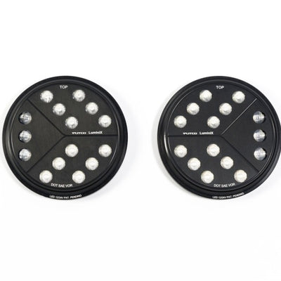 Putco 97-06 Jeep Wrangler TJ - Luminix High Power LED HeadLights - 1 (Pair) - 12000LM