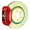 Brembo 11-18 Focus S/SE/SEL/Titanium Front GT BBK 4 Piston Cast 2pc 310x28 1pc Rotor Drilled-Red