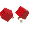 Prothane Universal Bump Stop 2X2X2 W 3/8in Stud - Red