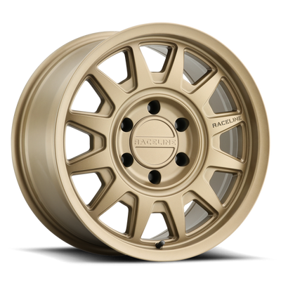 Raceline 952BZ Aero 17x8.5in / 6x135 BP / 18mm Offset / 87.1mm Bore - Bronze Wheel