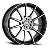 Maxxim Champ 16x7 10x108/114.3 ET40 Machined Face / Gloss Black