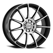 Maxxim Champ 16x7 8x100/114.3 ET40 Machined Face / Gloss Black