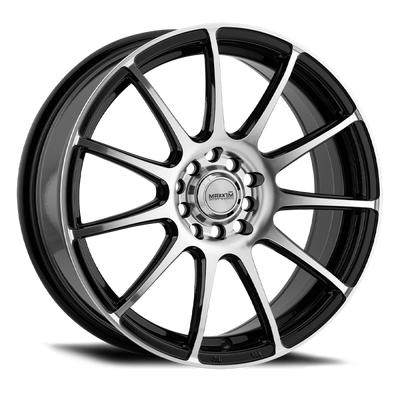 Maxxim Champ 15x6.5 10x100/114.3 ET38 Machined Face / Gloss Black