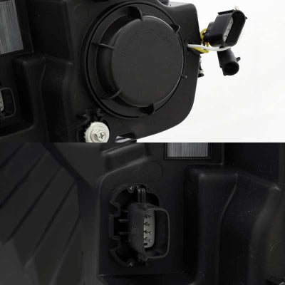 AlphaRex 15-17 Ford F-150 PRO-Series Projector Headlights Plank Style Chrm w/Activ Light/Seq Signal